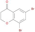 4H-1-Benzopyran-4-one, 6,8-dibromo-2,3-dihydro-