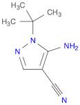 1H-Pyrazole-4-carbonitrile, 5-amino-1-(1,1-dimethylethyl)-