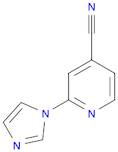 4-Pyridinecarbonitrile, 2-(1H-imidazol-1-yl)-