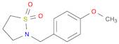 Isothiazolidine, 2-[(4-methoxyphenyl)methyl]-, 1,1-dioxide