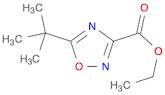 1,2,4-Oxadiazole-3-carboxylic acid, 5-(1,1-dimethylethyl)-, ethyl ester