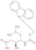 Heptanoic acid, 4-[[(9H-fluoren-9-ylmethoxy)carbonyl]amino]-3-hydroxy-6-methyl-, (3S,4S)-
