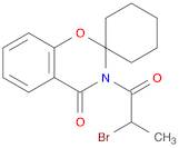 Spiro[2H-1,3-benzoxazine-2,1'-cyclohexan]-4(3H)-one, 3-(2-bromo-1-oxopropyl)-