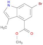 1H-Indole-4-carboxylic acid, 6-bromo-3-methyl-, methyl ester