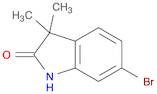 2H-Indol-2-one, 6-bromo-1,3-dihydro-3,3-dimethyl-