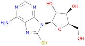 9H-Purine-8-thiol, 6-amino-9-β-D-xylofuranosyl- (8CI)