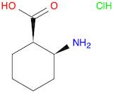 Cyclohexanecarboxylic acid, 2-amino-, hydrochloride (1:1), (1R,2S)-