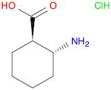 Cyclohexanecarboxylic acid, 2-amino-, hydrochloride (1:1), (1R,2R)-