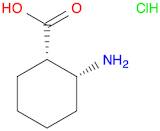 Cyclohexanecarboxylic acid, 2-amino-, hydrochloride (1:1), (1S,2R)-