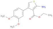 3-Thiophenecarboxylic acid, 2-amino-4-(3,4-dimethoxyphenyl)-, ethyl ester