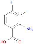 Benzoic acid, 2-amino-3,4-difluoro-