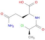 L-Glutamine, N2-[(2R)-2-chloro-1-oxopropyl]-