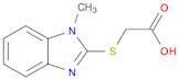 Acetic acid, 2-[(1-methyl-1H-benzimidazol-2-yl)thio]-