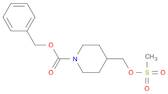 1-Piperidinecarboxylic acid, 4-[[(methylsulfonyl)oxy]methyl]-, phenylmethyl ester