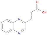 2-Propenoic acid, 3-(2-quinoxalinyl)-