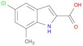 1H-Indole-2-carboxylic acid, 5-chloro-7-methyl-