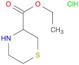 3-Thiomorpholinecarboxylic acid, ethyl ester, hydrochloride (1:1)