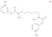 Pyridinium, 3,3'-[1,6-hexanediylbis[(methylimino)carbonyl]oxy]bis[1-methyl-, bromide (1:2)