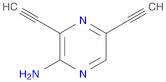 2-Pyrazinamine, 3,5-diethynyl-