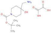 1-Piperidinecarboxylic acid, 4-(aminomethyl)-4-hydroxy-, 1,1-dimethylethyl ester, ethanedioate (1:…