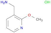 3-Pyridinemethanamine, 2-methoxy-, hydrochloride (1:1)