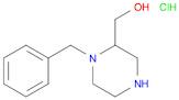 2-Piperazinemethanol, 1-(phenylmethyl)-, hydrochloride (1:1)