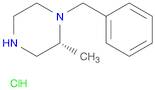 Piperazine, 2-methyl-1-(phenylmethyl)-, hydrochloride (1:1), (2R)-