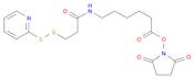 Hexanoic acid, 6-[[1-oxo-3-(2-pyridinyldithio)propyl]amino]-, 2,5-dioxo-1-pyrrolidinyl ester