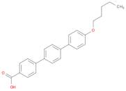 [1,1':4',1''-Terphenyl]-4-carboxylic acid, 4''-(pentyloxy)-