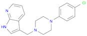 1H-Pyrrolo[2,3-b]pyridine, 3-[[4-(4-chlorophenyl)-1-piperazinyl]methyl]-