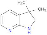 1H-Pyrrolo[2,3-b]pyridine, 2,3-dihydro-3,3-dimethyl-