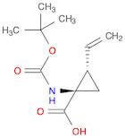 Cyclopropanecarboxylic acid, 1-[[(1,1-dimethylethoxy)carbonyl]amino]-2-ethenyl-, (1R,2S)-