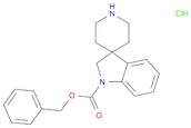Spiro[3H-indole-3,4'-piperidine]-1(2H)-carboxylic acid, phenylmethyl ester, hydrochloride (1:1)