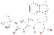 D-Tryptophan, N-[(1,1-dimethylethoxy)carbonyl]-2-methylalanyl-