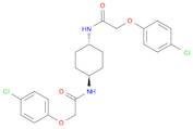 Acetamide, N,N'-trans-1,4-cyclohexanediylbis[2-(4-chlorophenoxy)-