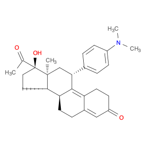 19-Norpregna-4,9-diene-3,20-dione, 11-[4-(dimethylamino)phenyl]-17-hydroxy-, (11β)-