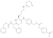 L-Lysinamide, N-[(phenylmethoxy)carbonyl]-L-phenylalanyl-N-[4-[[[(4-nitrophenoxy)carbonyl]oxy]me...