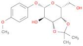 β-D-Galactopyranoside, 4-methoxyphenyl 3,4-O-(1-methylethylidene)-