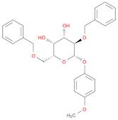 β-D-Galactopyranoside, 4-methoxyphenyl 2,6-bis-O-(phenylmethyl)-
