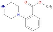 Benzoic acid, 2-(1-piperazinyl)-, methyl ester