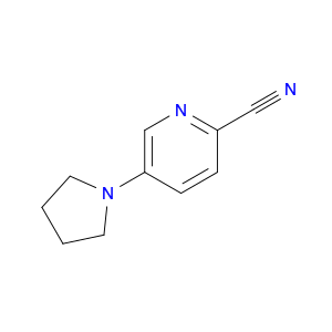 2-Pyridinecarbonitrile, 5-(1-pyrrolidinyl)-