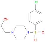 1-Piperazineethanol, 4-[(4-chlorophenyl)sulfonyl]-