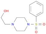 1-Piperazineethanol, 4-(phenylsulfonyl)-