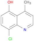 5-Quinolinol, 8-chloro-4-methyl-