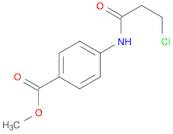 Benzoic acid, 4-[(3-chloro-1-oxopropyl)amino]-, methyl ester