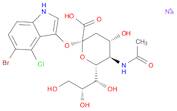 α-Neuraminic acid, N-acetyl-2-O-(5-bromo-4-chloro-1H-indol-3-yl)-, sodium salt (1:1)