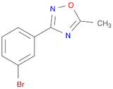 1,2,4-Oxadiazole, 3-(3-bromophenyl)-5-methyl-