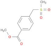 Benzoic acid, 4-[(methylsulfonyl)methyl]-, methyl ester