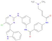 Benzamide, N-[3-[[5-chloro-4-(1H-indol-3-yl)-2-pyrimidinyl]amino]phenyl]-4-[[(2E)-4-(dimethylamino)-1-oxo-2-buten-1-yl]amino]-