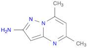 Pyrazolo[1,5-a]pyrimidin-2-amine, 5,7-dimethyl-